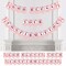 Big Dot of Happiness Confirmation Pink Elegant Cross - Girl Religious Party Bunting Banner - Party Decorations - God Bless Your Confirmation